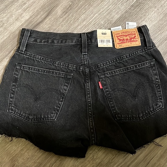 Levi 501 High Rise Shorts - Picture 2 of 4